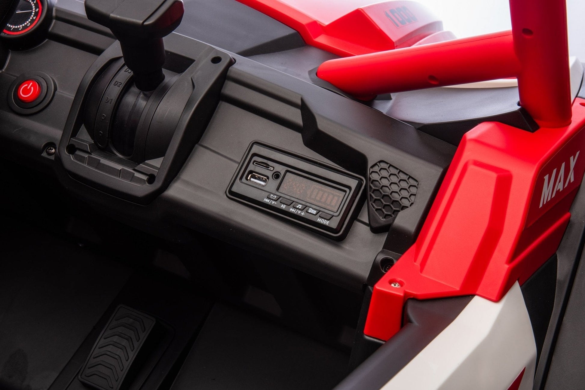 NEW 24V Deluxe UTV Ride - On – 4WD Kids Electric Car - with Orange & White | Sold by Uncle Wiener's Wholesale