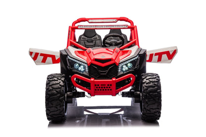 NEW 24V Deluxe UTV Ride - On – 4WD Kids Electric Car - with Orange & White | Sold by Uncle Wiener's Wholesale