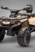 Black Can-Am kids ride-on ATV with LED lights

Side view of Can-Am 24V ATV toy with two seats

Front view of Can-Am Outlander kids ride-on ATV

Kids electric ATV with rugged tires and suspension

Dual-seat ride-on ATV for kids with Bluetooth and LED


