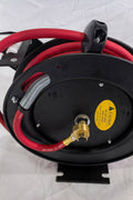 NEW 25 , 50 , 100 FT 3/8″ METAL AIR HYBRID HOSE REEL - with 3/8" 50 FT | Sold by Uncle Wiener's Wholesale