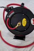 NEW 25 , 50 , 100 FT 3/8″ METAL AIR HYBRID HOSE REEL - with 3/8" 100 FT | Sold by Uncle Wiener's Wholesale
