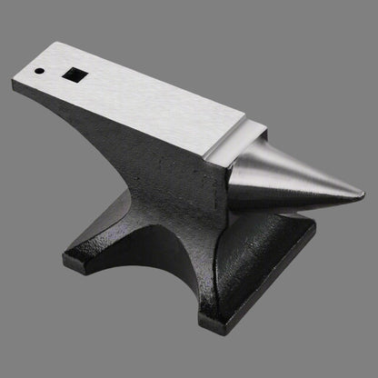 “25 lb cast iron blacksmith anvil with horn”

“88 lb horn anvil for forging and metalwork”

“Heavy-duty blacksmithing tool with cast iron construction”

“Side view of horned blacksmith anvil on white background”