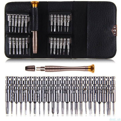 NEW 25 IN 1 Small Mini Repair Precision Screwdriver Torx Tool Kit Set - with | Sold by Uncle Wiener's Wholesale