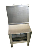 New 25 LBS Galvanized Chicken & Duck Feeder – Durable Outdoor Poultry Feed Dispenser S1228 - with | Sold by Uncle Wiener's Wholesale