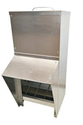 New 25 LBS Galvanized Chicken & Duck Feeder – Durable Outdoor Poultry Feed Dispenser S1228 - with | Sold by Uncle Wiener's Wholesale