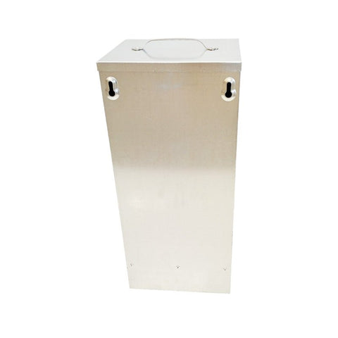 New 25 LBS Galvanized Chicken & Duck Feeder – Durable Outdoor Poultry Feed Dispenser S1228 - with | Sold by Uncle Wiener's Wholesale