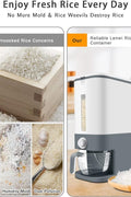 New 25 lbs Rice & Grain Dispenser – Bulk Food Storage & Easy Dispensing Container S1125 - with | Sold by Uncle Wiener's Wholesale