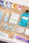 Kitchen and Bathroom Countertop Storage with BPA-Free Plastic Bins