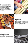 “Complete 25-piece BBQ tool set in stainless steel with case”
• “Outdoor grill tools set with spatula, tongs, fork, and accessories”
• “Camping BBQ kit tools for outdoor grilling”