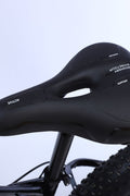26 inch electric fat tire e-bike with 500W motor and disc brakes
Side view of black all-terrain e-bike with oversized tires
Removable 48V lithium battery on mountain fat tire e-bike
Close-up of rear hub motor and gear system on electric bike
Electric trail bike designed for snow, sand, and rugged terrain
Urban and off-road ready fat tire e-bike with aluminum frame
