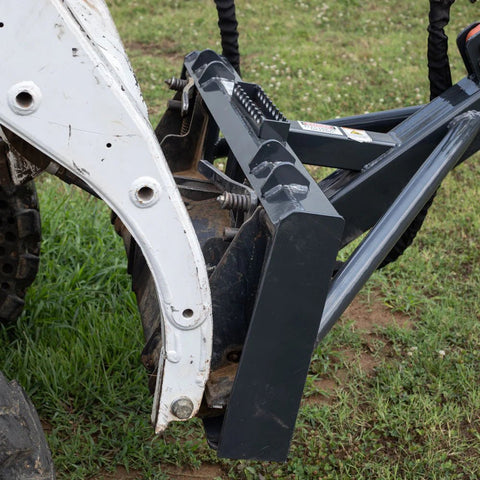 26 FT Telescoping Hydraulic Truss Boom for Skid Steer
Skid Steer Crane Arm Lifting Beam
Truss Boom Fully Extended
Close-up of Hydraulic Truss Boom Cylinders
Heavy-Duty Skid Steer Boom with Safety Valve System