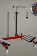 2645 lb hydraulic tire lift for tractors – heavy-duty wheel mount cart for farm and industrial tires
