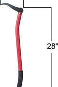 28-inch red-handled hookaroon log lifting tool
Close-up of boron steel hook with toothed edge
Person lifting firewood using ergonomic hookaroon
Firewood tool with non-slip grip and curved hook
Log grabber tool for outdoor stacking and handling