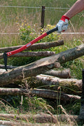 28-inch red-handled hookaroon log lifting tool
Close-up of boron steel hook with toothed edge
Person lifting firewood using ergonomic hookaroon
Firewood tool with non-slip grip and curved hook
Log grabber tool for outdoor stacking and handling