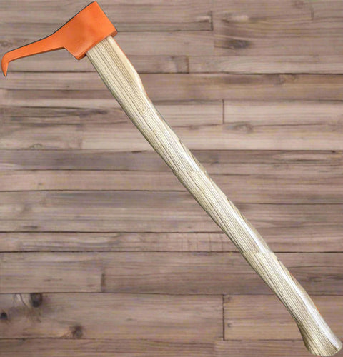 28-inch orange-handled hookaroon for lifting logs
Pickaroon forestry tool with pointed steel hook
Log stacking tool with lightweight aluminum handle
Hookaroon tool used for firewood loading
Durable logging hand tool with ergonomic grip