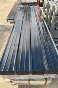 29-gauge steel siding panels in silver finish – side view
Close-up of red metal siding with smooth weather-resistant finish
Full stack of steel siding panels in multiple lengths
29-gauge corrugated siding installed on an exterior wall
Brown, white, and gray siding panel color options for metal exterior
Long 20ft steel panel view – suitable for barn or home