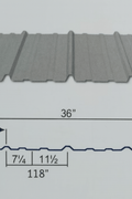 New 29 Gauge Steel Siding Panels – 8ft to 20ft Lengths | Durable, Low - Maintenance Exterior Metal Siding - with Gray | Sold by Uncle Wiener's Wholesale