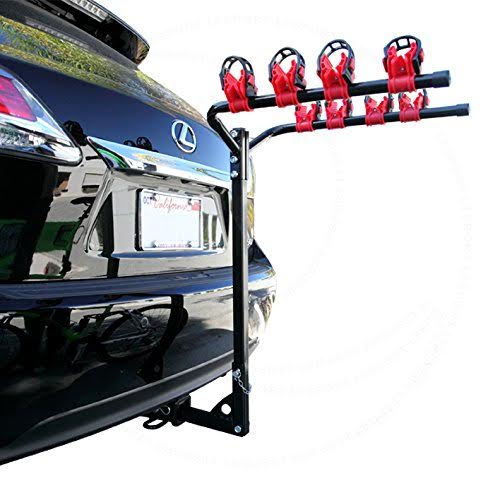 New 3 - 4 Bike Hitch Mount Rack – Adjustable Trailer Hitch Bike Carrier Carrier R3605L - with | Sold by Uncle Wiener's Wholesale