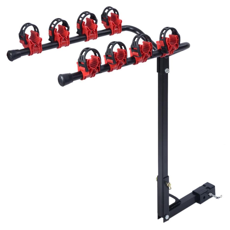 New 3 - 4 Bike Hitch Mount Rack – Adjustable Trailer Hitch Bike Carrier Carrier R3605L - with | Sold by Uncle Wiener's Wholesale