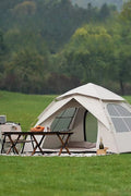 3–4 person waterproof dome tent with windows in outdoor field
Easy setup beige family camping tent with double doors
Pop-up hiking tent with mesh ventilation for backpacking trips
Lightweight dome tent ideal for spontaneous camping