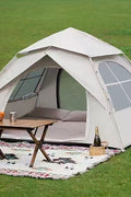 3–4 person waterproof dome tent with windows in outdoor field
Easy setup beige family camping tent with double doors
Pop-up hiking tent with mesh ventilation for backpacking trips
Lightweight dome tent ideal for spontaneous camping