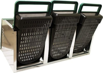 NEW 3 - Compartment Roll Out Chicken Nesting Box – Fits Up to 15 Hens – Easy Egg Collection 1211202 - with | Sold by Uncle Wiener's Wholesale