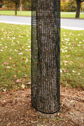 3x15 ft black plastic hardware net roll for garden fencing
Close-up of HDPE chew-proof plastic mesh grid 3/8 inch spacing
Plastic netting around vegetable garden raised beds
Black flexible mesh roll for chicken coops or pet fencing