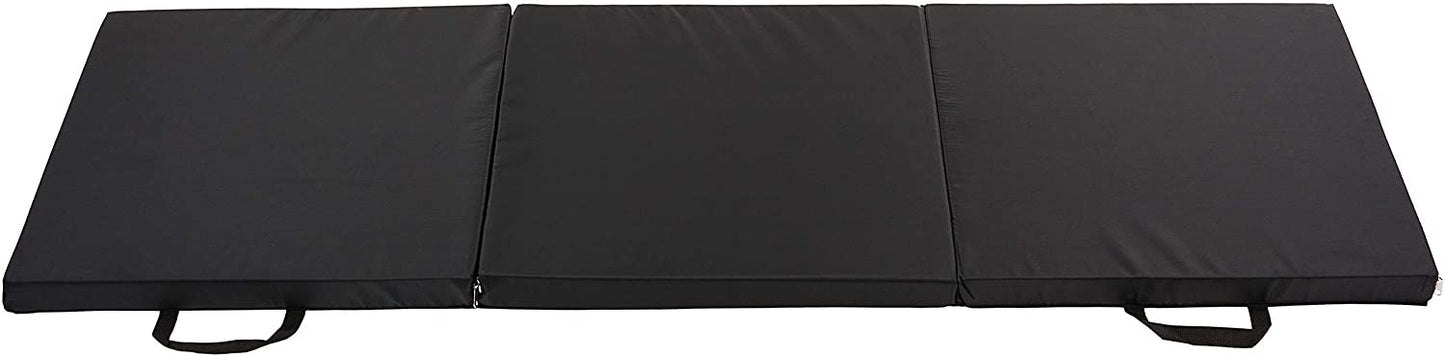 New 3 ft x 6 ft Linkable Tri - Fold Gym Mat – 2" Thick High - Density Foam | SKU: YMR3 - with | Sold by Uncle Wiener's Wholesale