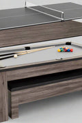 NEW 3 IN 1 COMBINATION TABLE INCLUDES POOL TABLE TENNIS & DINING - with | Sold by Uncle Wiener's Wholesale