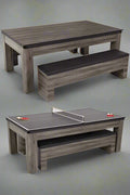 NEW 3 IN 1 COMBINATION TABLE INCLUDES POOL TABLE TENNIS & DINING - with | Sold by Uncle Wiener's Wholesale