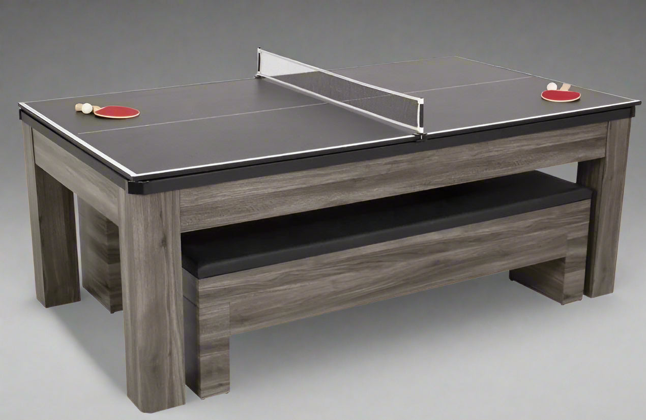 NEW 3 IN 1 COMBINATION TABLE INCLUDES POOL TABLE TENNIS & DINING - with | Sold by Uncle Wiener's Wholesale