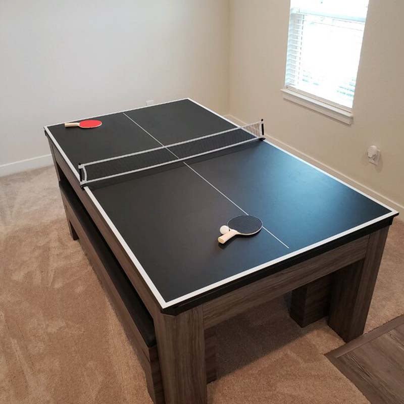 NEW 3 IN 1 COMBINATION TABLE INCLUDES POOL TABLE TENNIS & DINING - with | Sold by Uncle Wiener's Wholesale