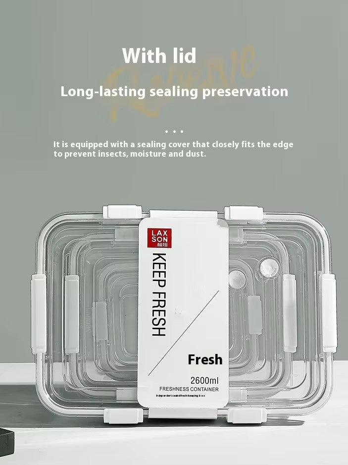 "airtight food container set with clear lids"

"3-pack BPA-free tritan food containers"

"stackable airtight containers for pantry"

"microwave and freezer-safe storage boxes"

"leak-proof food storage container set"
