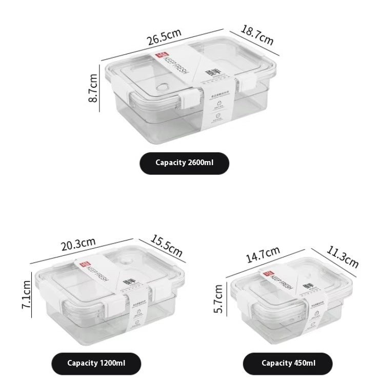 "airtight food container set with clear lids"

"3-pack BPA-free tritan food containers"

"stackable airtight containers for pantry"

"microwave and freezer-safe storage boxes"

"leak-proof food storage container set"