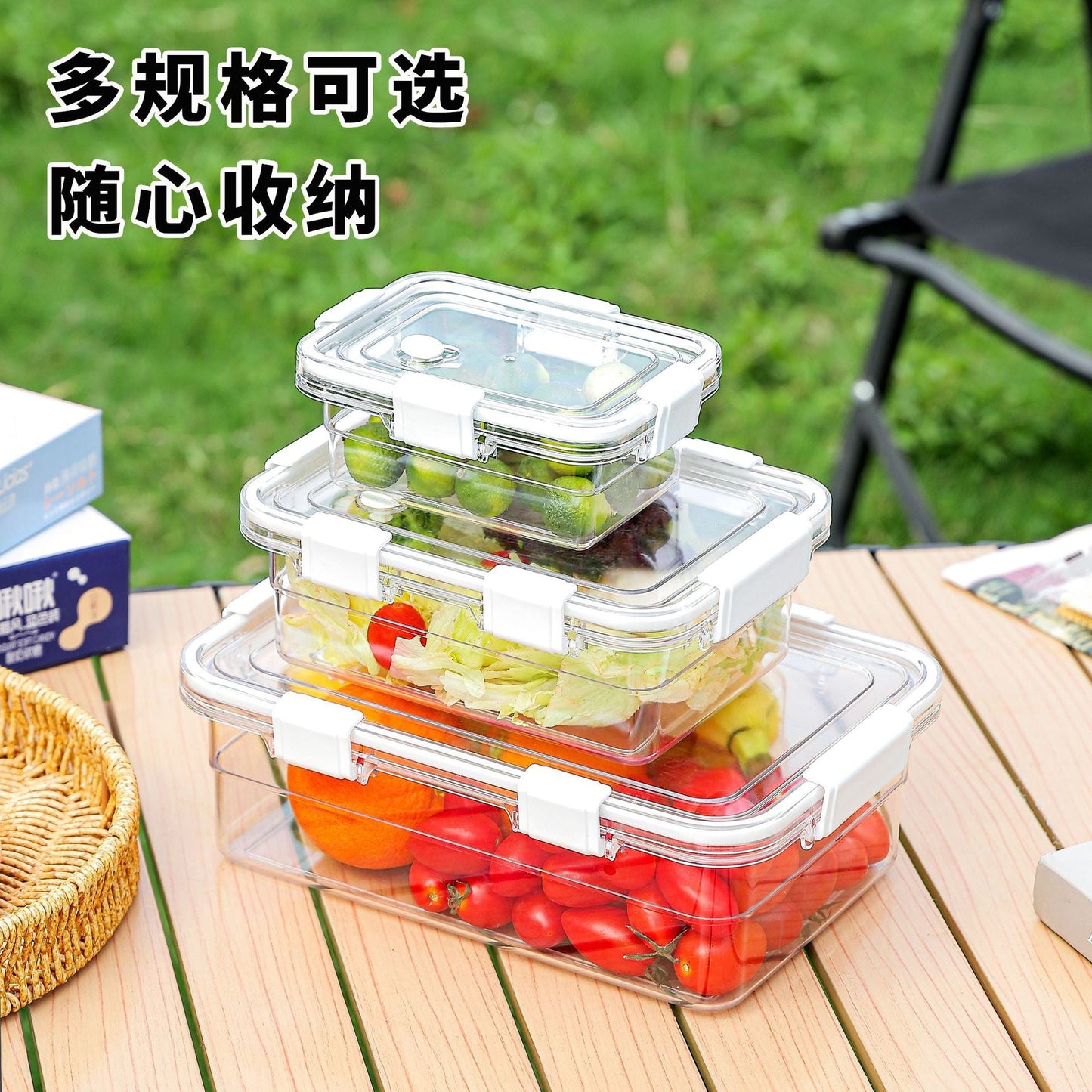"airtight food container set with clear lids"

"3-pack BPA-free tritan food containers"

"stackable airtight containers for pantry"

"microwave and freezer-safe storage boxes"

"leak-proof food storage container set"
