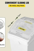 3-pack 6.6-gallon commercial food storage bins with scoops and sliding lids on caster wheels
