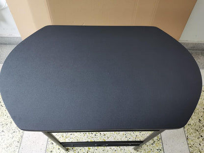 “3-piece black bistro dining set with table and 2 chairs”

“Small space dining set with built-in storage rack”

“Compact black metal dining table and chairs”

“Dining table for apartments and condos with storage”

“Modern 3-piece kitchen table and chairs set”