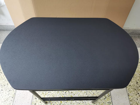 “3-piece black bistro dining set with table and 2 chairs”

“Small space dining set with built-in storage rack”

“Compact black metal dining table and chairs”

“Dining table for apartments and condos with storage”

“Modern 3-piece kitchen table and chairs set”