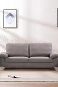 NEW 3 PCS Pillow Air Fabric Sofa Set BT2282 – Modern Black & Gray - with | Sold by Uncle Wiener's Wholesale