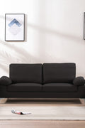 NEW 3 PCS Pillow Air Fabric Sofa Set BT2282 – Modern Black & Gray - with | Sold by Uncle Wiener's Wholesale
