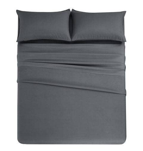 New 3 - Piece Twin Brushed Microfiber Sheet Set – Soft, Wrinkle - Resistant Bedding - with 3 PCS TWIN BRUSHED SET 1015T | Sold by Uncle Wiener's Wholesale