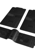 New 3 - Piece Universal Rubber Floor Mat Set for Car, Truck & SUV – All - Weather Protection | SKU: 3090 - with | Sold by Uncle Wiener's Wholesale