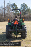 3-Point 3-Shank Subsoiler – Front View

Subsoiler Mounted on Tractor – Working in Field

Adjustable Shank Subsoiler – Side View

Ground Ripper for Tractors – Black Finish

Heavy-Duty Subsoiler with Category 1 & 2 Hitch