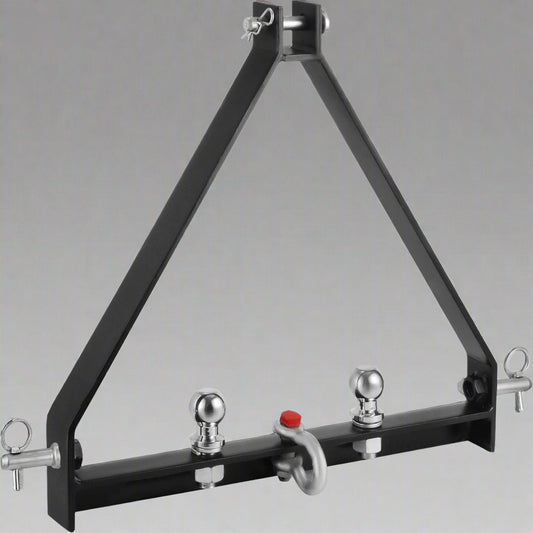 3 POINT BX TRAILER HITCH TRACTOR DRAWBAR KUBOTA JOHN DEERE - Skid Steer Attachment with | Sold by Uncle Wiener's Wholesale