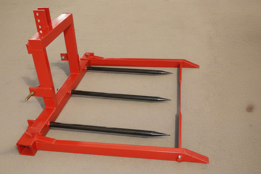3 POINT TRACTOR HAY ROUND BALE SPEAR - SKID STEER ATTACHMENT with | Sold by Uncle Wiener's Wholesale