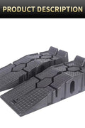 New 3 Ton Car & Truck Ramps – Heavy - Duty Polypropylene Pair for Jacking Access | SKU: S1184 - with | Sold by Uncle Wiener's Wholesale