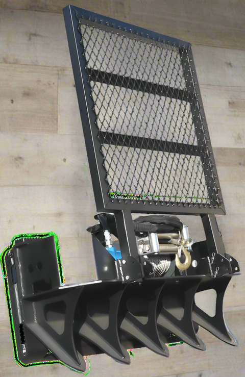 3 Ton Skid Steer Hydraulic Logging Winch Attachment – SUZ5058 – Forestry Tool