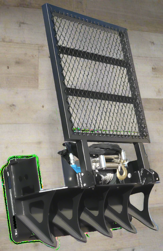 3 Ton Skid Steer Hydraulic Logging Winch Attachment – SUZ5058 – Forestry Tool