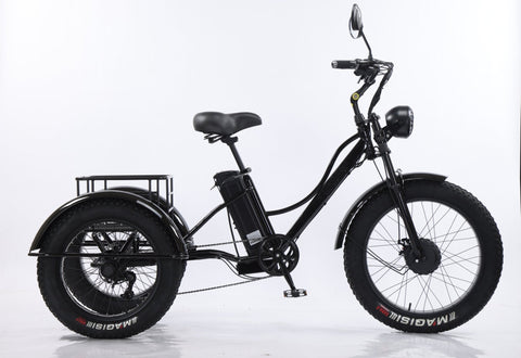 New 3 - Wheel Fat Tire Electric Trike 750W Motor, Heavy - Duty 3 - Wheel E - Bike – 250512T - with | Sold by Uncle Wiener's Wholesale