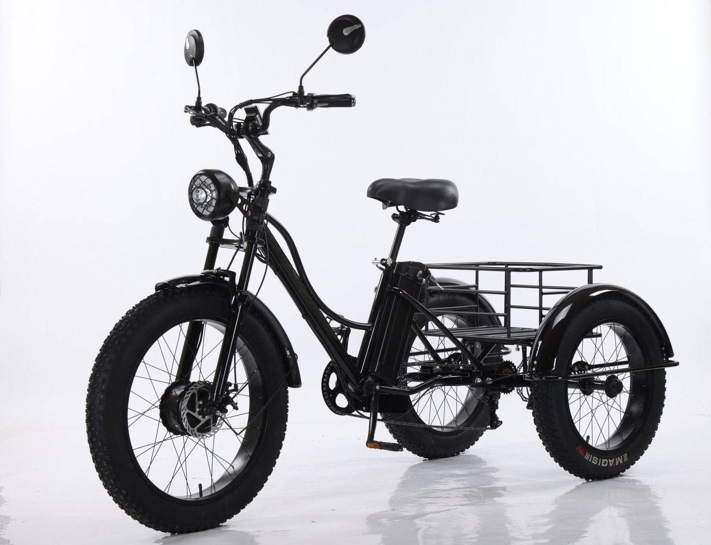 New 3 - Wheel Fat Tire Electric Trike 750W Motor, Heavy - Duty 3 - Wheel E - Bike – 250512T - with | Sold by Uncle Wiener's Wholesale